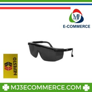 LENTES NEGROS DE SEGURIDAD HEFESTO CLASICO